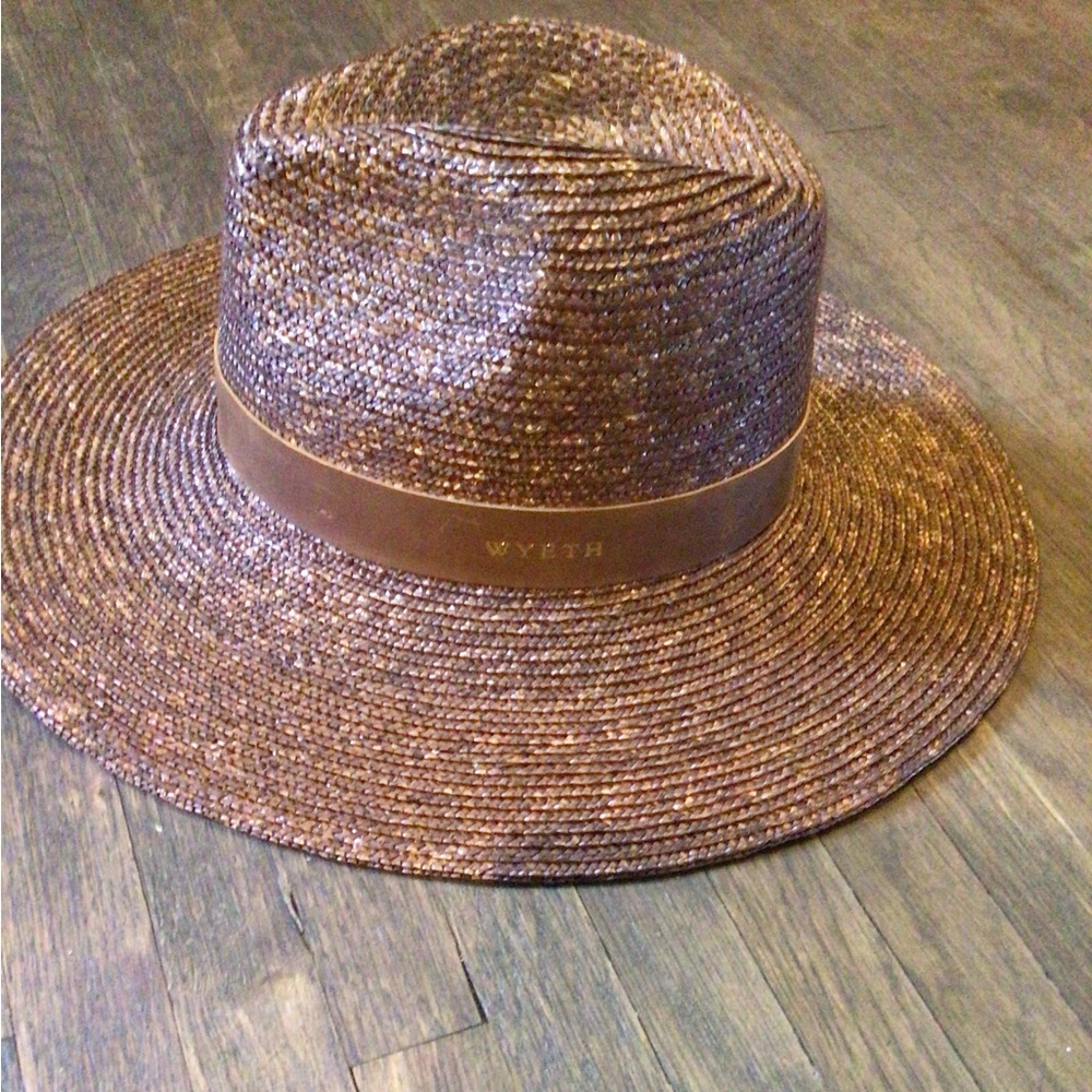 NEW! Rare Wyeth leather band straw rancher